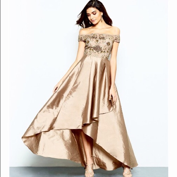 Adrianna Papell Dresses Off Shoulder Draped Dress Sz 12 Poshmark